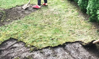 Снятие дерна старого газона в Кунгуре – от 522 руб. | 2Землекопа-Кнг